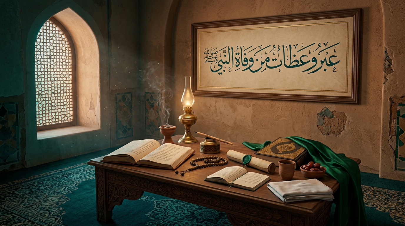 عبر وعظات من وفاة النبي صلى الله عليه وسلم - Image 1